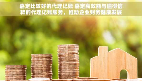 嘉定比较好的代理记账 嘉定高效能与值得信赖的代理记账服务，推动企业财务健康发展