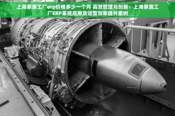上海家居工厂erp价格多少一个月 高效管理与创新：上海家居工厂ERP系统应用及运营效率提升案例