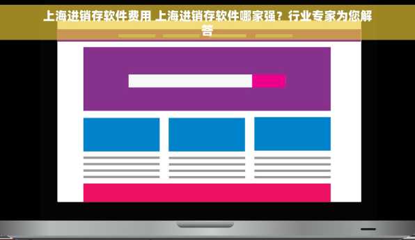 上海进销存软件费用 上海进销存软件哪家强？行业专家为您解答