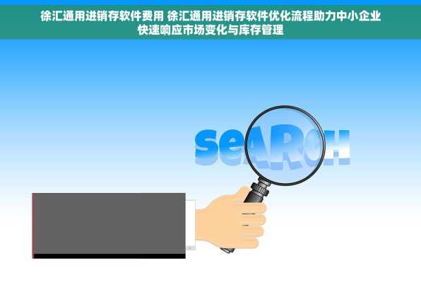 徐汇通用进销存软件费用 徐汇通用进销存软件优化流程助力中小企业快速响应市场变化与库存管理