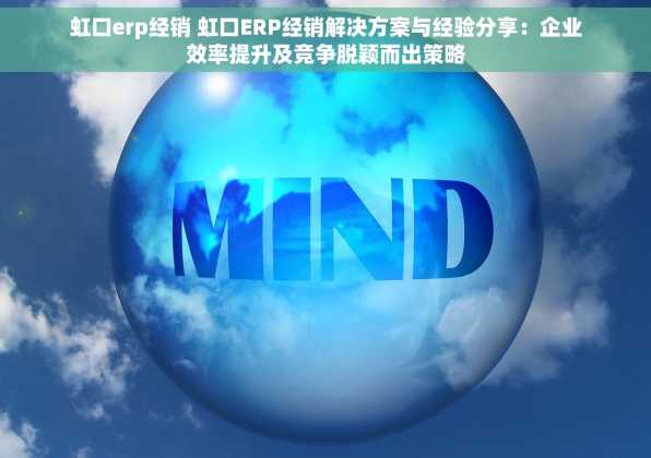 虹口erp经销 虹口ERP经销解决方案与经验分享：企业效率提升及竞争脱颖而出策略