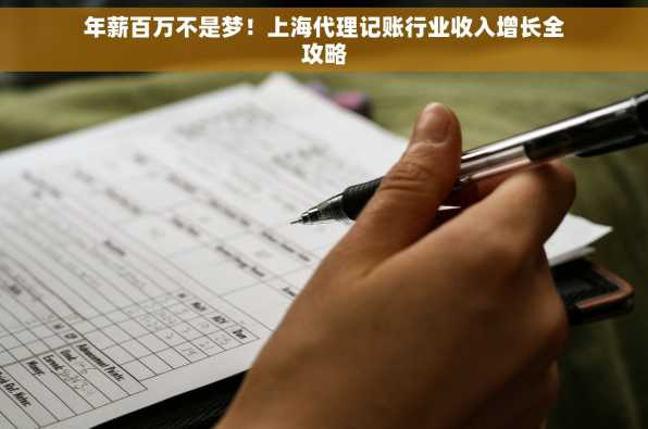 年薪百万不是梦！上海代理记账行业收入增长全攻略