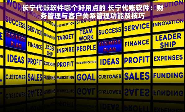 长宁代账软件哪个好用点的 长宁代账软件：财务管理与客户关系管理功能及技巧