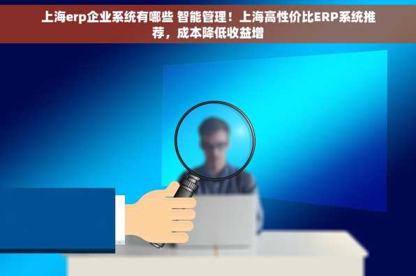 上海erp企业系统有哪些 智能管理！上海高性价比ERP系统推荐，成本降低收益增
