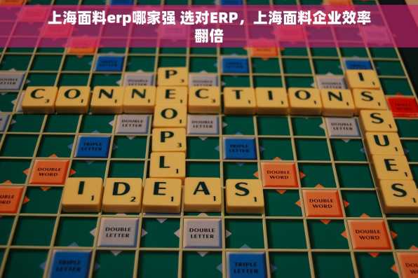 上海面料erp哪家强 选对ERP，上海面料企业效率翻倍