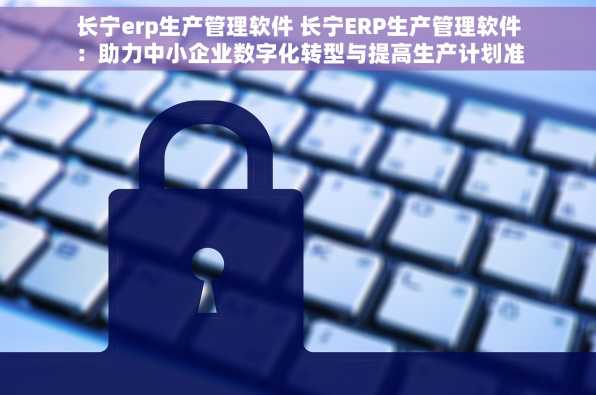 长宁erp生产管理软件 长宁ERP生产管理软件：助力中小企业数字化转型与提高生产计划准确度