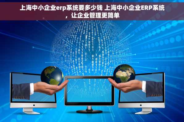 上海中小企业erp系统要多少钱 上海中小企业ERP系统，让企业管理更简单