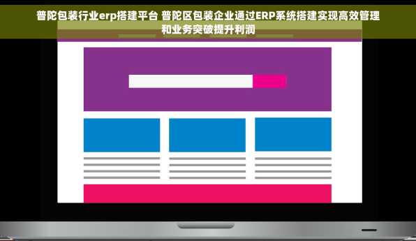 普陀包装行业erp搭建平台 普陀区包装企业通过ERP系统搭建实现高效管理和业务突破提升利润