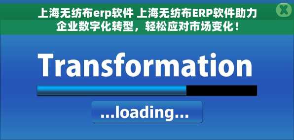 上海无纺布erp软件 上海无纺布ERP软件助力企业数字化转型，轻松应对市场变化！