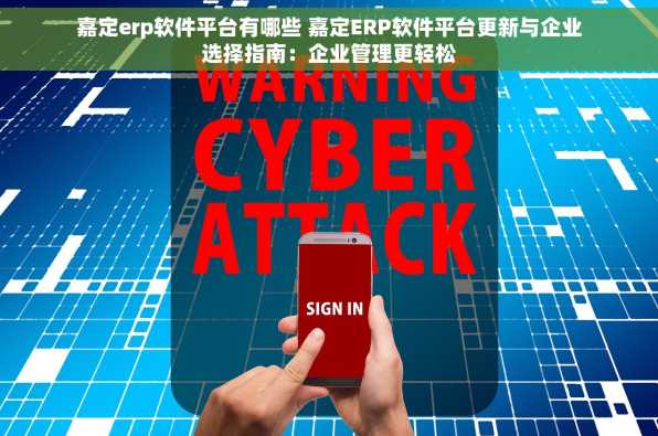 嘉定erp软件平台有哪些 嘉定ERP软件平台更新与企业选择指南：企业管理更轻松