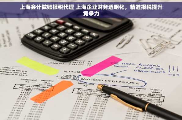 上海会计做账报税代理 上海企业财务透明化，精准报税提升竞争力