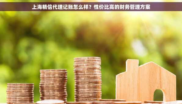 上海精信代理记账怎么样？性价比高的财务管理方案