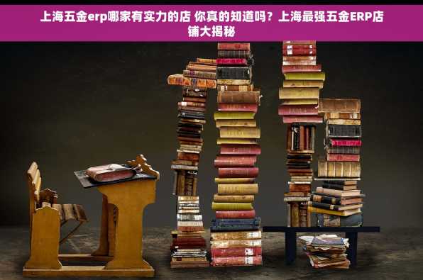 上海五金erp哪家有实力的店 你真的知道吗？上海最强五金ERP店铺大揭秘