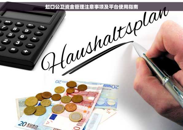 虹口公卫资金管理注意事项及平台使用指南