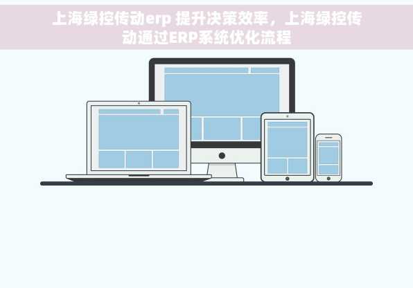 上海绿控传动erp 提升决策效率，上海绿控传动通过ERP系统优化流程