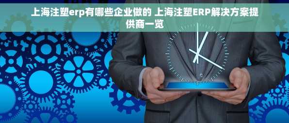 上海注塑erp有哪些企业做的 上海注塑ERP解决方案提供商一览