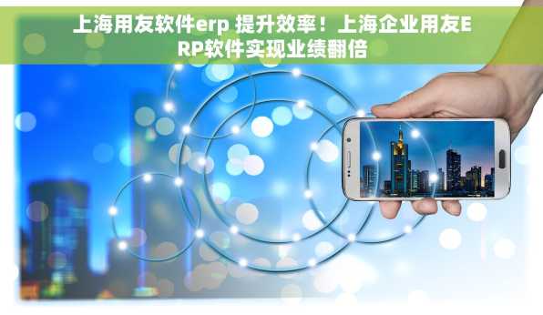 上海用友软件erp 提升效率！上海企业用友ERP软件实现业绩翻倍