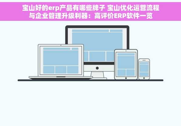 宝山好的erp产品有哪些牌子 宝山优化运营流程与企业管理升级利器：高评价ERP软件一览