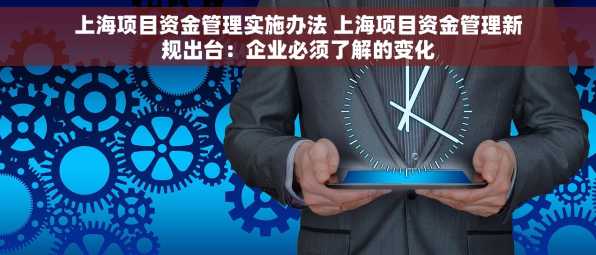 上海项目资金管理实施办法 上海项目资金管理新规出台：企业必须了解的变化