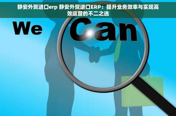 静安外贸进口erp 静安外贸进口ERP：提升业务效率与实现高效运营的不二之选