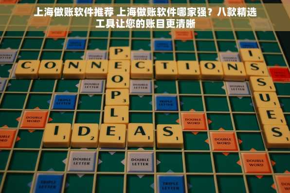上海做账软件推荐 上海做账软件哪家强？八款精选工具让您的账目更清晰