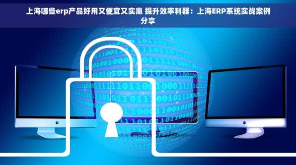 上海哪些erp产品好用又便宜又实惠 提升效率利器：上海ERP系统实战案例分享