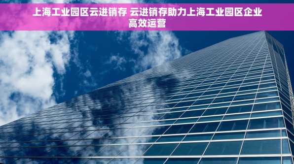 上海工业园区云进销存 云进销存助力上海工业园区企业高效运营