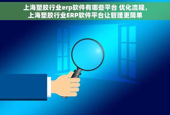 上海塑胶行业erp软件有哪些平台 优化流程，上海塑胶行业ERP软件平台让管理更简单