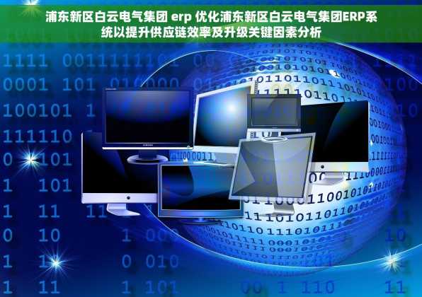浦东新区白云电气集团 erp 优化浦东新区白云电气集团ERP系统以提升供应链效率及升级关键因素分析
