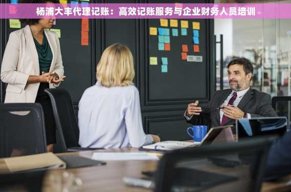 杨浦大丰代理记账：高效记账服务与企业财务人员培训