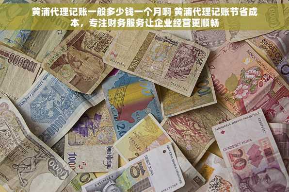 黄浦代理记账一般多少钱一个月啊 黄浦代理记账节省成本，专注财务服务让企业经营更顺畅