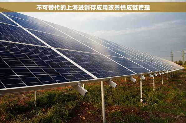 不可替代的上海进销存应用改善供应链管理