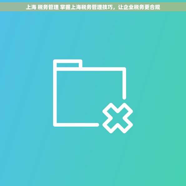 上海 税务管理 掌握上海税务管理技巧，让企业税务更合规