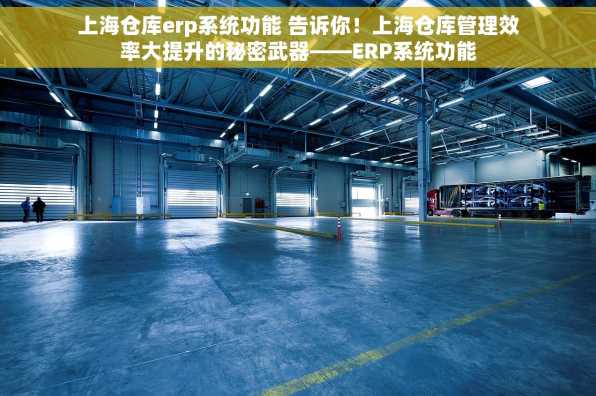 上海仓库erp系统功能 告诉你！上海仓库管理效率大提升的秘密武器——ERP系统功能