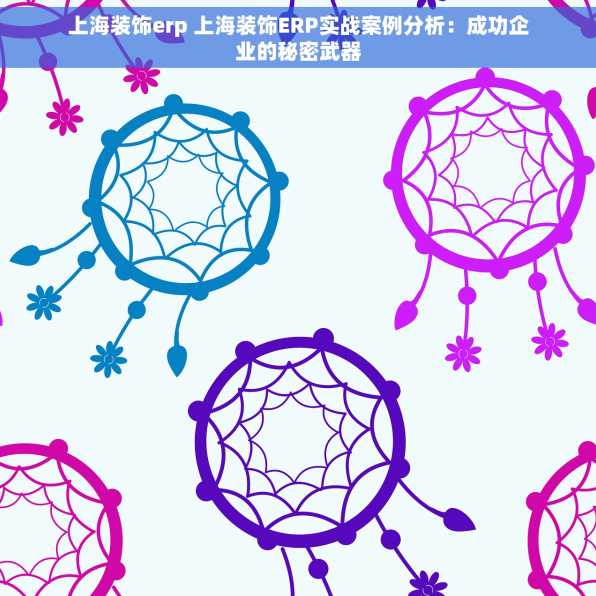 上海装饰erp 上海装饰ERP实战案例分析：成功企业的秘密武器