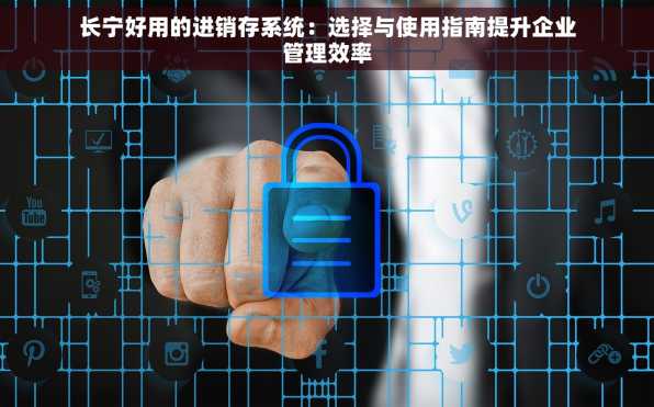 长宁好用的进销存系统：选择与使用指南提升企业管理效率