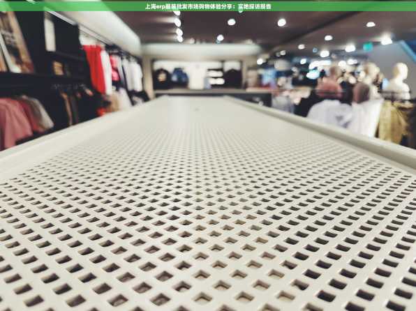 上海erp服装批发市场购物体验分享：实地探访报告