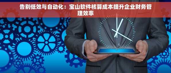 告别低效与自动化：宝山软件核算成本提升企业财务管理效率