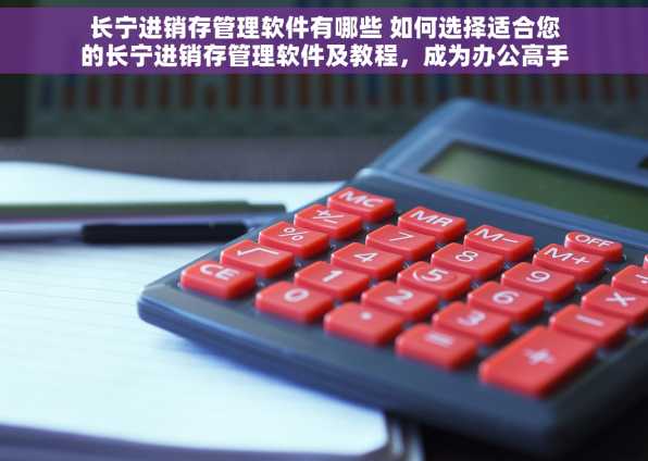 长宁进销存管理软件有哪些 如何选择适合您的长宁进销存管理软件及教程，成为办公高手