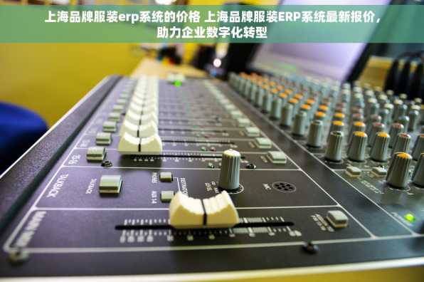 上海品牌服装erp系统的价格 上海品牌服装ERP系统最新报价，助力企业数字化转型