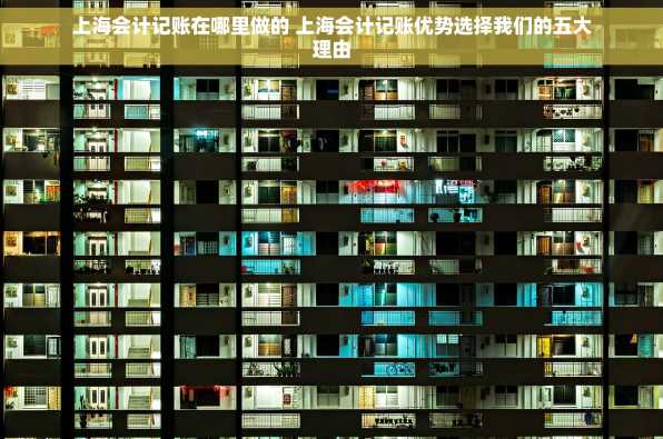 上海会计记账在哪里做的 上海会计记账优势选择我们的五大理由