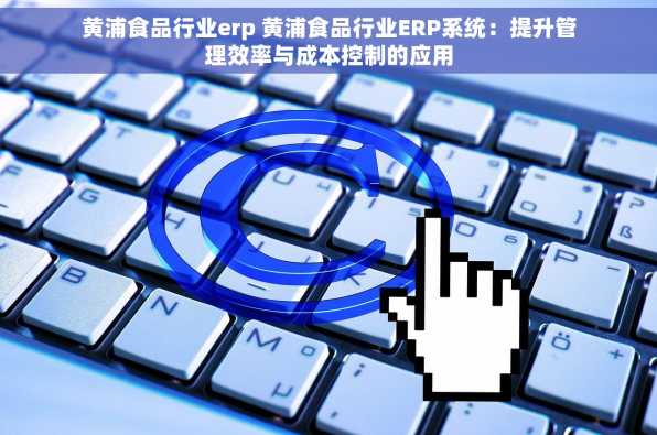 黄浦食品行业erp 黄浦食品行业ERP系统：提升管理效率与成本控制的应用