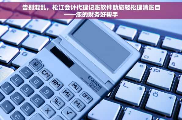 告别混乱，松江会计代理记账软件助您轻松理清账目——您的财务好帮手