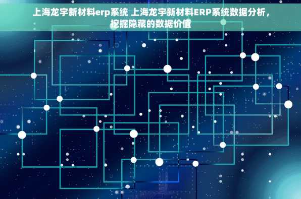 上海龙宇新材料erp系统 上海龙宇新材料ERP系统数据分析，挖掘隐藏的数据价值