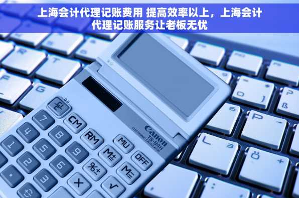 上海会计代理记账费用 提高效率以上，上海会计代理记账服务让老板无忧