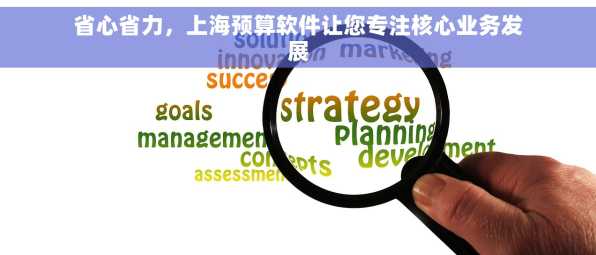 省心省力，上海预算软件让您专注核心业务发展