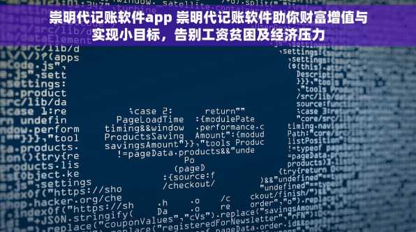 崇明代记账软件app 崇明代记账软件助你财富增值与实现小目标，告别工资贫困及经济压力