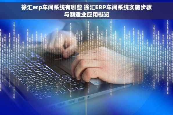 徐汇erp车间系统有哪些 徐汇ERP车间系统实施步骤与制造业应用概览