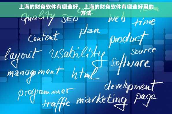 上海的财务软件有哪些好，上海的财务软件有哪些好用的方法