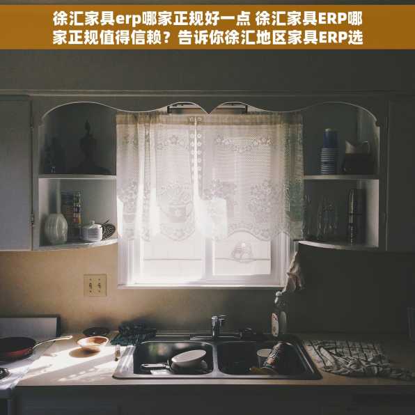 徐汇家具erp哪家正规好一点 徐汇家具ERP哪家正规值得信赖？告诉你徐汇地区家具ERP选择攻略